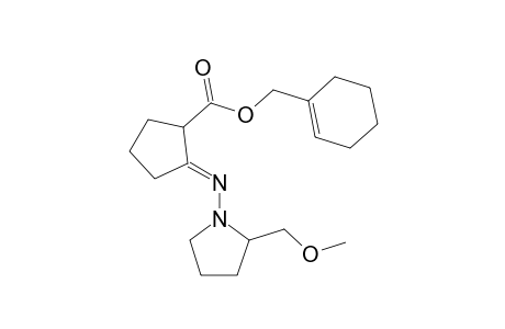1-{[2'-(1"-Cyclohexen-1"-ylmethoxycarbonyl)cyclopentylidene]amino-2-(methoxymethyl)pyrrolidine