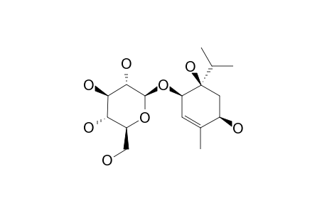 (3R,4R,6R)-PARA-MENTH-1-ENE-3,4,6-TRIOL-6-O-BETA-D-GLUCOPYRANOSIDE