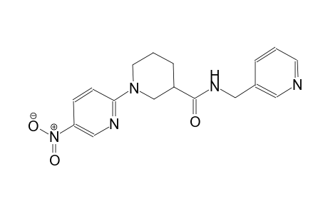 3-piperidinecarboxamide, 1-(5-nitro-2-pyridinyl)-N-(3-pyridinylmethyl)-
