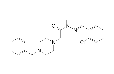 1-piperazineacetic acid, 4-(phenylmethyl)-, 2-[(E)-(2-chlorophenyl)methylidene]hydrazide