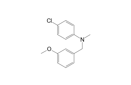 4-chloro-N-(3-methoxybenzyl)-N-methylaniline