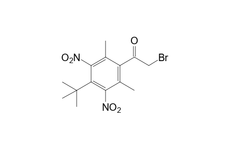 2-bromo-4'-tert-butyl-2',6'-dimethyl-3',5'-dinitroacetophenone