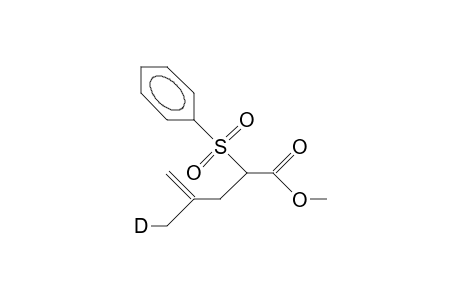 4-Pentenoic acid, 4-(methyl-D)-2-(phenylsulfonyl)-, methyl ester