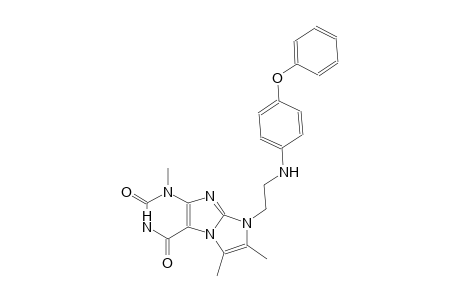 1H-imidazo[2,1-f]purine-2,4(3H,8H)-dione, 1,6,7-trimethyl-8-[2-[(4-phenoxyphenyl)amino]ethyl]-