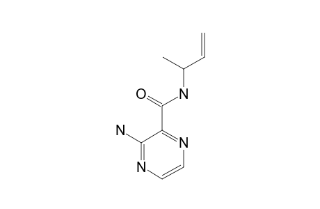N-(1-METHYLPROP-2-ENYL)-3-AMINOPYRAZINE-2-CARBOXAMIDE