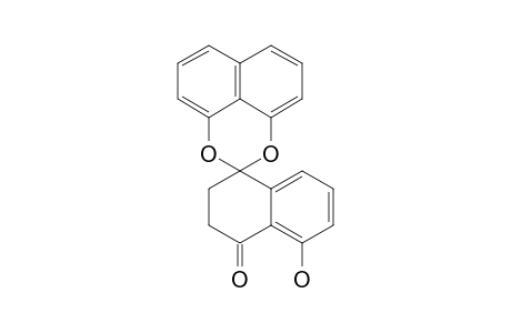 PALMARUMYCIN-CP2;2,3-DIHYDRO-5-HYDROXYSPIRO-[NAPHTHALENE-1(4H),2'-NAPHTHO-[1,8-DE]-[1,3]-DIOXIN]-4-ONE