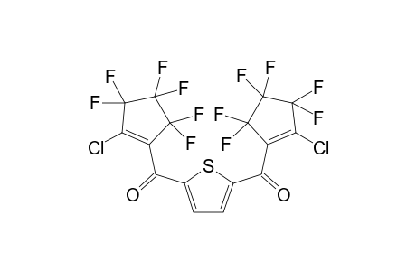 2,5-bis(2'-chlorohexafluorocyclopent-1'-enecarbonyl)thiophene