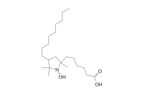 1-Pyrrolidinyloxy, 5-(5-carboxypentyl)-2,2,5-trimethyl-3-nonyl-