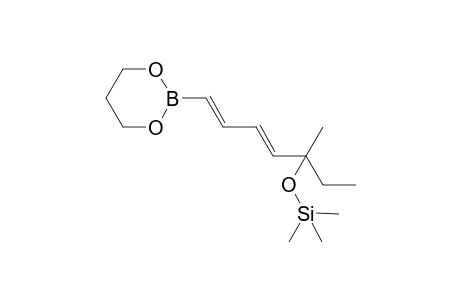 1-(1',3'-Dioxaborinan-2'-yl)-5-methyl-5-[(trimethylsilyl)oxy]-hepta-1,3-diene