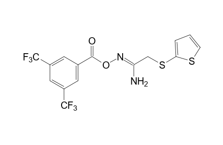 O-[3,5-bis(trifluoromethyl)benzoyl]-2-[(2-thienyl)thio]acetamidoxime