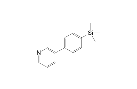 3-(4-(Trimethylsilyl)phenyl)pyridine