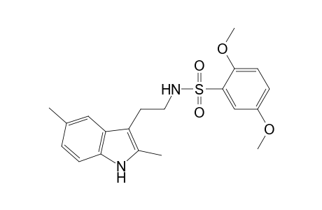 Benzenesulfonamide, N-[2-(2,5-dimethyl-1H-indol-3-yl)ethyl]-2,5-dimethoxy-