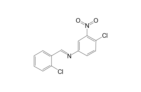 4-Chloro-N-[(E)-(2-chlorophenyl)methylidene]-3-nitroaniline