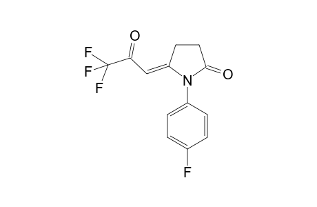 1-(4-fluorofenil)-5-(3,3,3-trifluor-2-oxopropilideno)-2-pirrolidinona