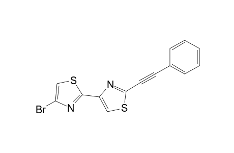 4-Bromanyl-2-[2-(2-phenylethynyl)-1,3-thiazol-4-yl]-1,3-thiazole