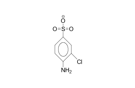 4-Amino-3-chloro-benzenesulfonate anion