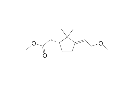 (4-R)-4-METHOXYCARBONYLMETHYL-1-[(1-E)-2-METHOXYETHYLIDENE]-5,5-DIMETHYLCYCLOPENTANE
