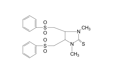 4,5-bis[(phenylsulfonyl)methyl]-1,3-dimethyl-2-imidazolidinethione