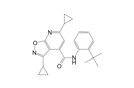 isoxazolo[5,4-b]pyridine-4-carboxamide, 3,6-dicyclopropyl-N-[2-(1,1-dimethylethyl)phenyl]-