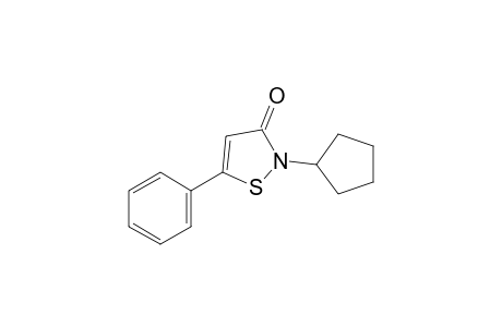 2-cyclopentyl-5-phenylisothiazol-3(2H)-one