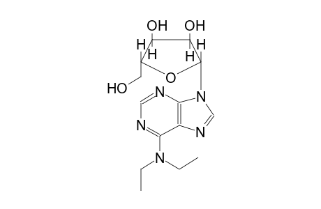(2R,3R,4S,5R)-2-(6-(diethylamino)-9H-purin-9-yl)-5-(hydroxymethyl)tetrahydrofuran-3,4-diol