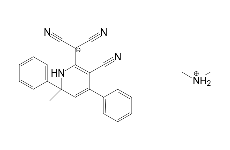 Dimethylammonium[(5-cyano-2-methyl-2,4-diphenyl-1,2-dihydropyrid-6-yl)dicyanomethanid]