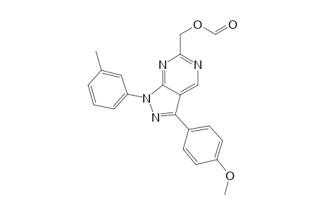 6-[(Formyloxy)methyl]-1-(3-methlyphenyl)-3-(4-methoxyphenyl)-1H-pyrazolo[3,4-d]pyrimidine