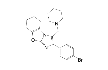 2-(4'-Bromophenyl)-3-(N-piperidinomethyl)-5,6,7,8-tetrahydroiminazo[2,1-b]benzoxazole
