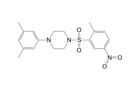 1-(3,5-Dimethyl-phenyl)-4-(2-methyl-5-nitro-benzenesulfonyl)-piperazine