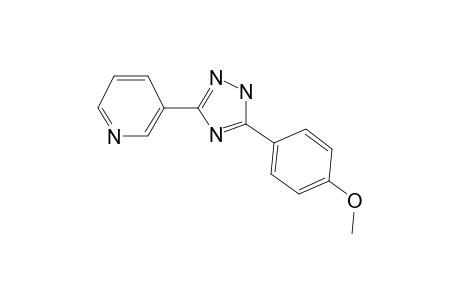 3-[5-(4-Methoxyphenyl)-1H-1,2,4-triazol-3-yl]pyridine