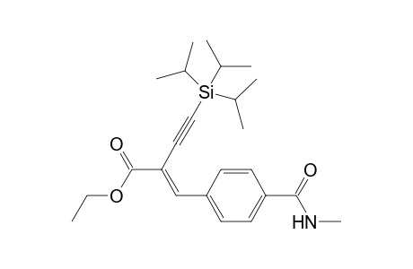 (E)-Ethyl 2-[4-(methylcarbamoyl)benzylidene]-4-(triisopropylsilyl)but-3-ynoate