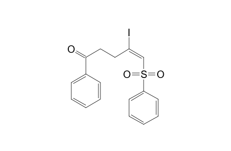 (E)-4-Iodo-1-phenyl-5-(phenylsulfonyl)-4-penten-1-one
