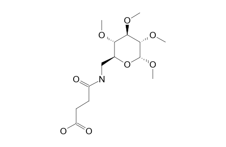 6-SUCCINMONOAMIDO-6-DEOXY-1,2,3,4-TETRA-O-METHYL-ALPHA-D-GLUCOPYRANOSIDE