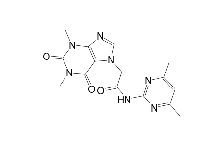 2-(1,3-dimethyl-2,6-dioxo-7-purinyl)-N-(4,6-dimethyl-2-pyrimidinyl)acetamide