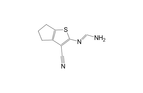 N'-(3-cyano-5,6-dihydro-4H-cyclopenta[b]thien-2-yl)imidoformamide