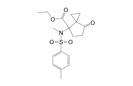 4-keto-7-[methyl(tosyl)amino]spiro[2.4]heptane-7-carboxylic acid ethyl ester