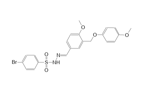 4-bromo-N'-((E)-{4-methoxy-3-[(4-methoxyphenoxy)methyl]phenyl}methylidene)benzenesulfonohydrazide