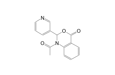 1-acetyl-2-(3-pyridinyl)-1,2-dihydro-4H-3,1-benzoxazin-4-one