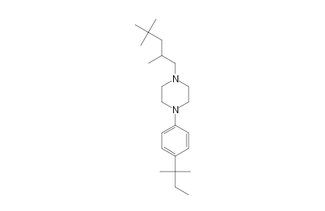 Piperazine, 1-[4-(1,1-dimethylpropyl)phenyl]-4-(2,4,4-trimethylpentyl)-