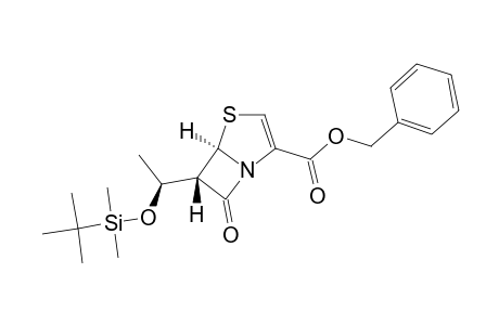 BENZYL-(5R,6S,8R)-6-[1-(TERT.-BUTYLDIMETHYLSILANYLOXY)-ETHYL]-7-OXO-4-THIA-1-AZABICYCLO-[3.2.0]-HEPT-2-ENE-2-CARBOXYLATE