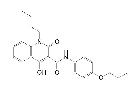 1-butyl-4-hydroxy-2-oxo-N-(4-propoxyphenyl)-1,2-dihydro-3-quinolinecarboxamide