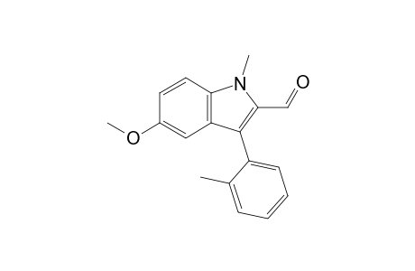 5-Methoxy-1-methyl-3-(2-methylphenyl)-1H-indole-2-carbaldehyde