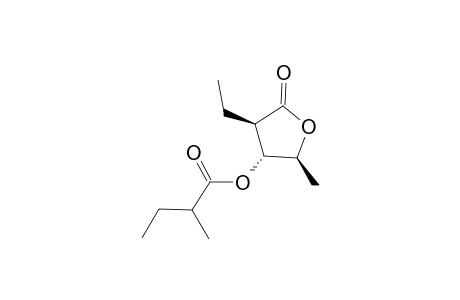 (RS)-(2S,3R,4R)-4-Ethyl-2-methyl-5-oxotetrahydrofuran-3-yl 2-methylbutanoate
