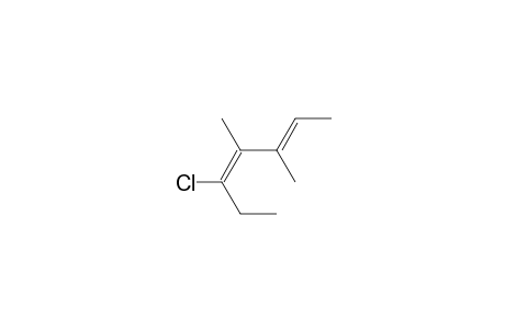 (2E,4E)-5-chloranyl-3,4-dimethyl-hepta-2,4-diene