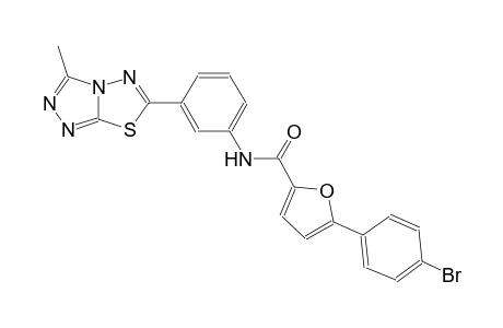 2-furancarboxamide, 5-(4-bromophenyl)-N-[3-(3-methyl[1,2,4]triazolo[3,4-b][1,3,4]thiadiazol-6-yl)phenyl]-