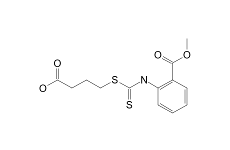 4-[N-(2-METHOXYCARBONYLPHENYL)-THIOCARBAMOYLTHIO]-BUTYRIC-ACID