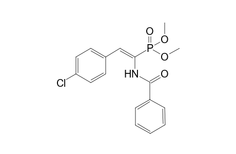 (E)-Dimethyl 1-benzamido-2-(4-chlorophenyl)vinylphosphonate