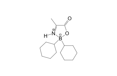 Dicyclohexyl[2-imino-2-oxopropanoato-O,N]boron