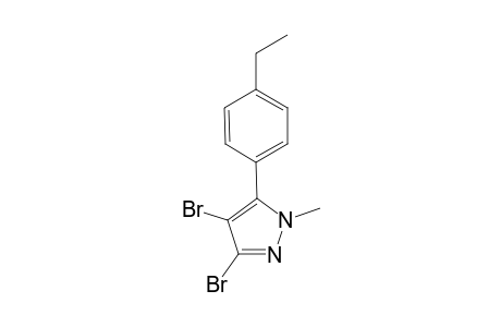 3,4-Dibromo-5-(4-ethylphenyl)-1-methyl-1H-pyrazole