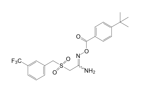 O-(p-tert-butylbenzoyl)-2-{[m-(trifluoromethyl)benzyl]sulfonyl}acetamidoxime